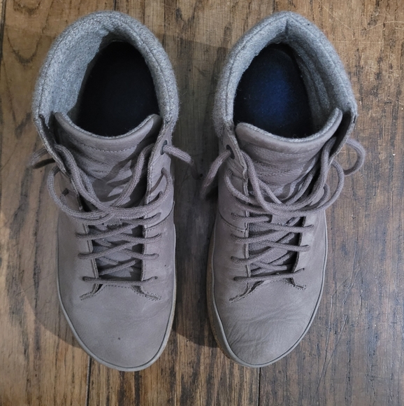 Birkenstock Gray Suede High-Top Sneakers – 40L - Picture 2 of 5